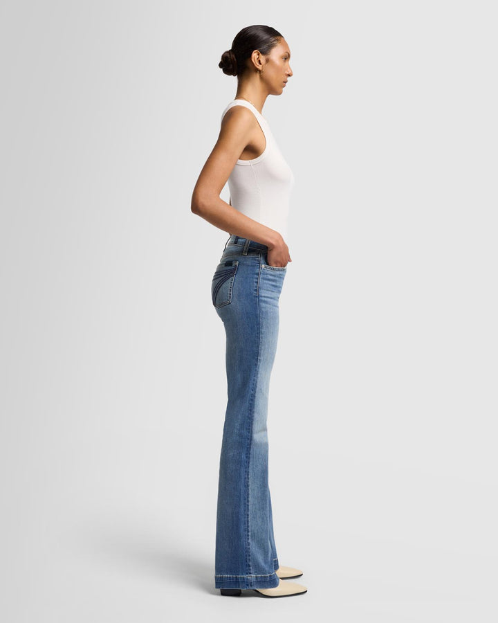 7 - For All Mankind Dojo Distress Authentic Light Jeans