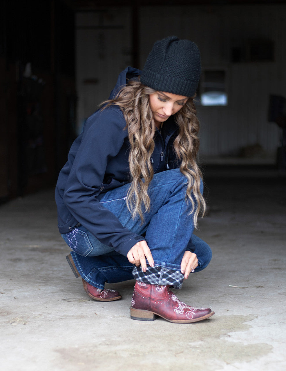 Cowgirl Tuff Double Down Flannel Jeans