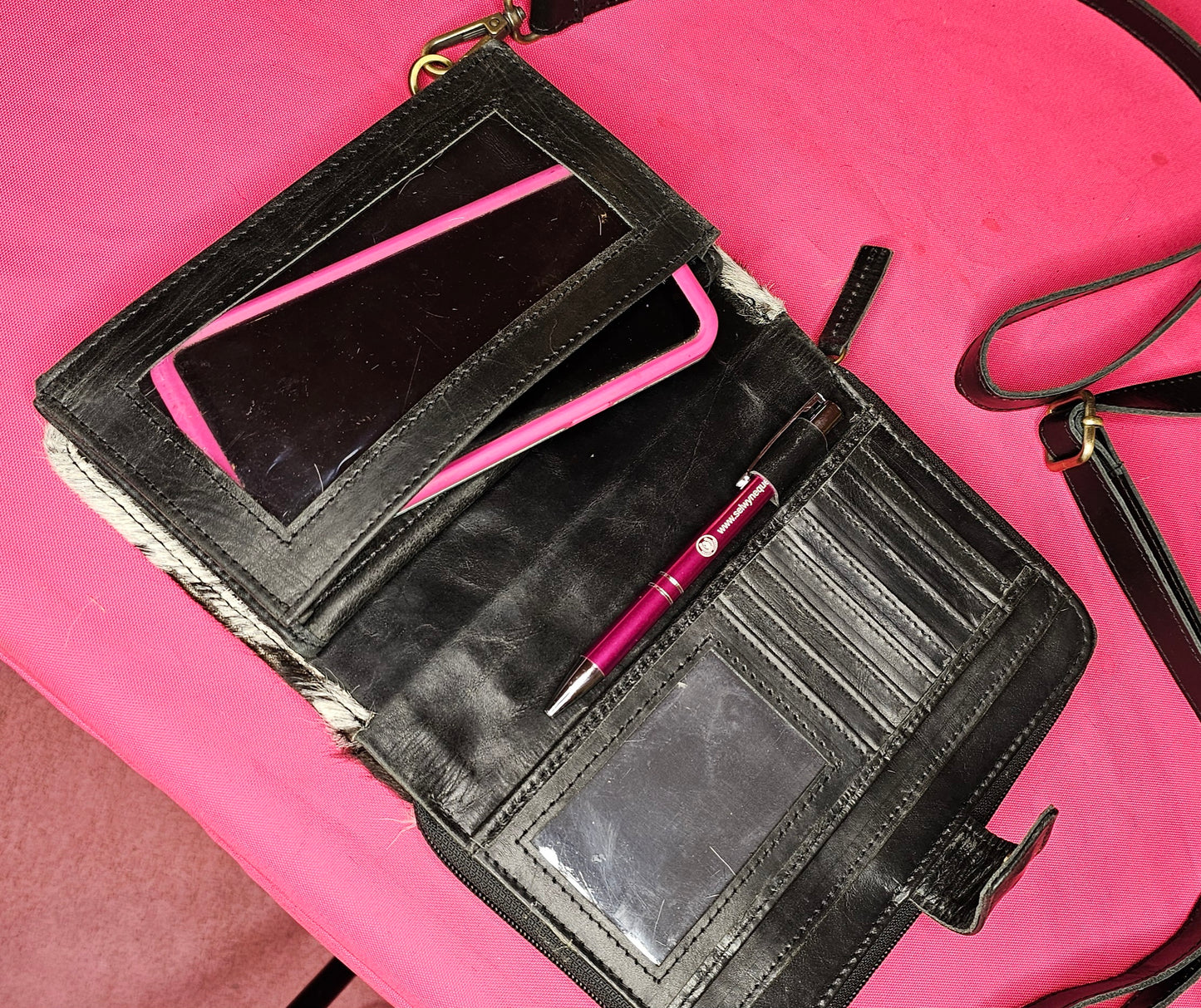 Branded Cowgirl Wallet - Black