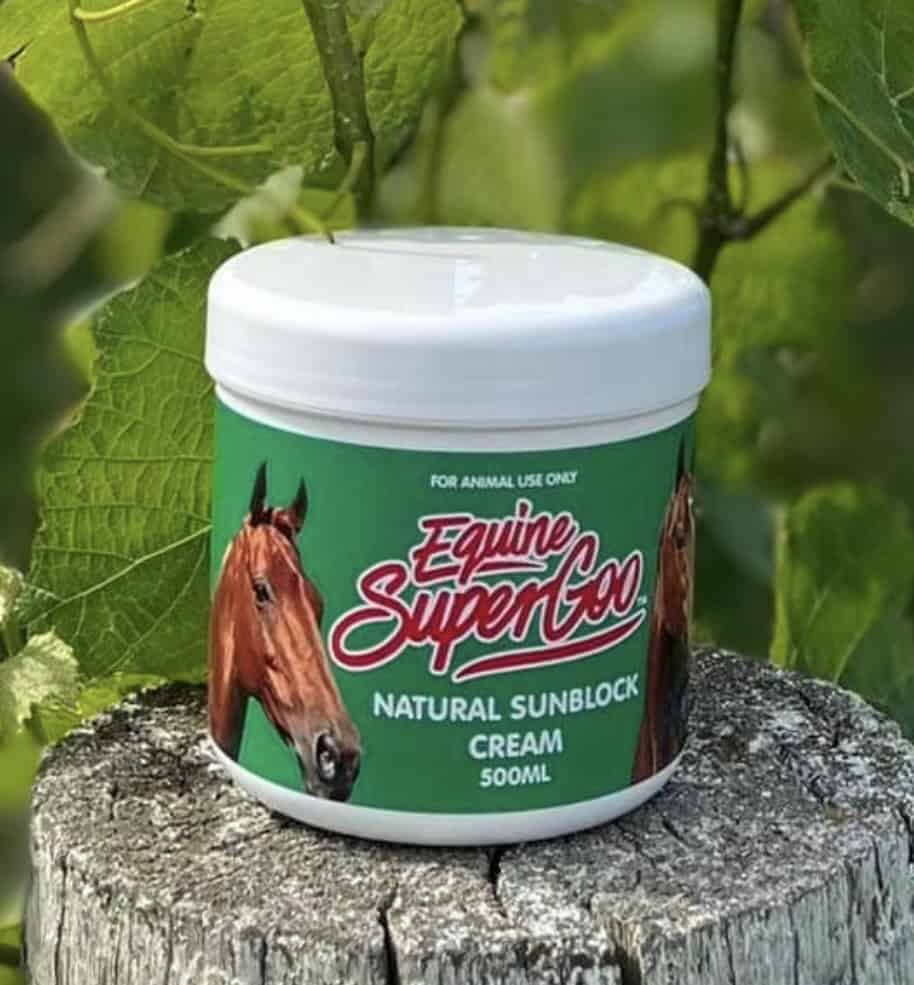 Equine SuperGoo natural sunblock cream 