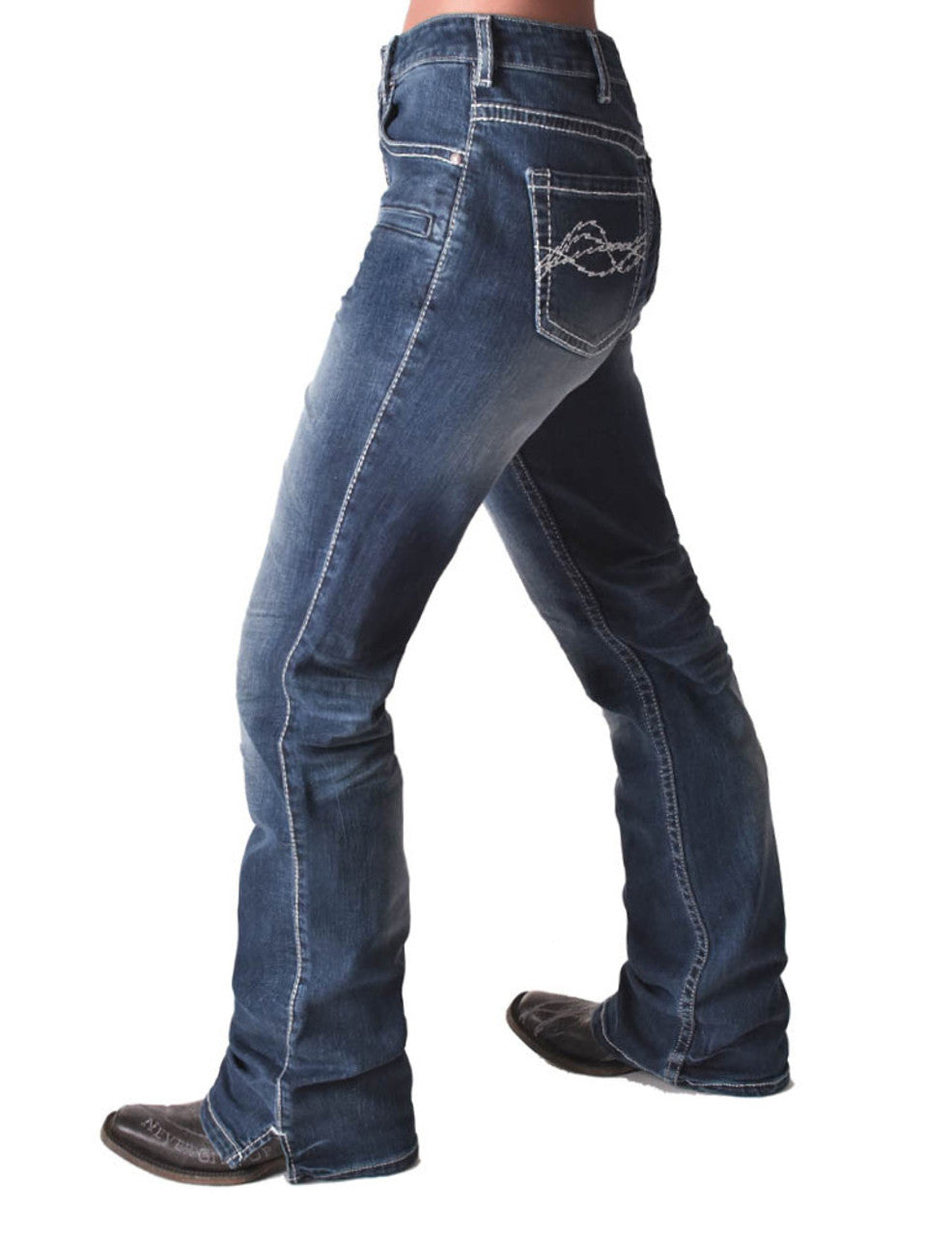 Cowgirl Tuff Edgy Natural Waist