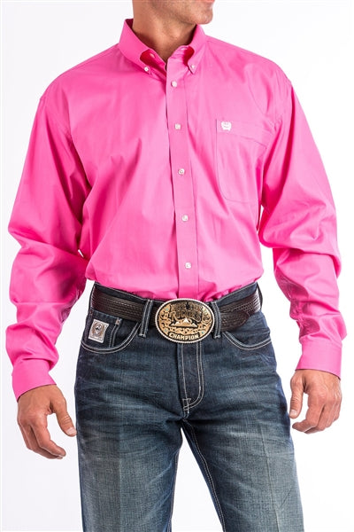 Cinch Mens Pink Shirt