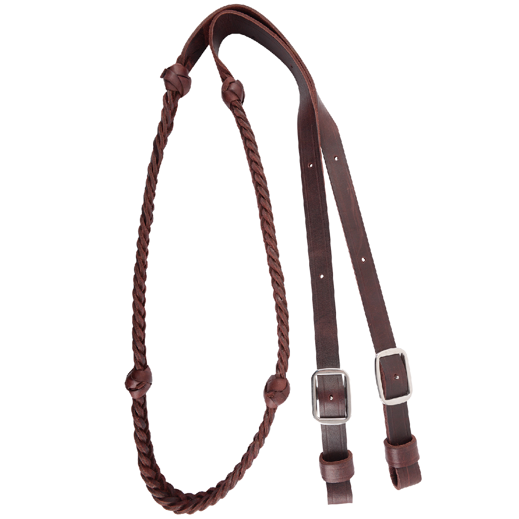 Martin Braided Barrel Reins with knots