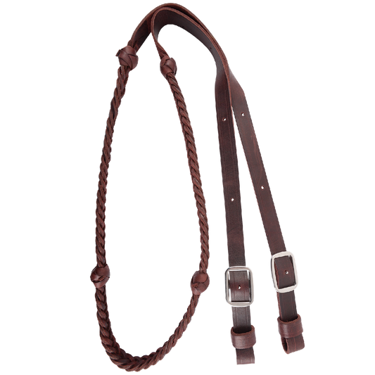 Martin Braided Barrel Reins with knots