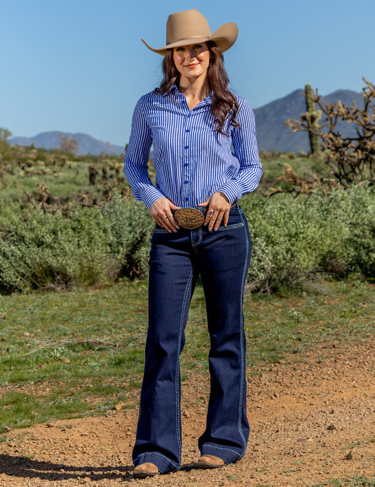 Cowgirl Tuff Swirl Bootstitch Trouser