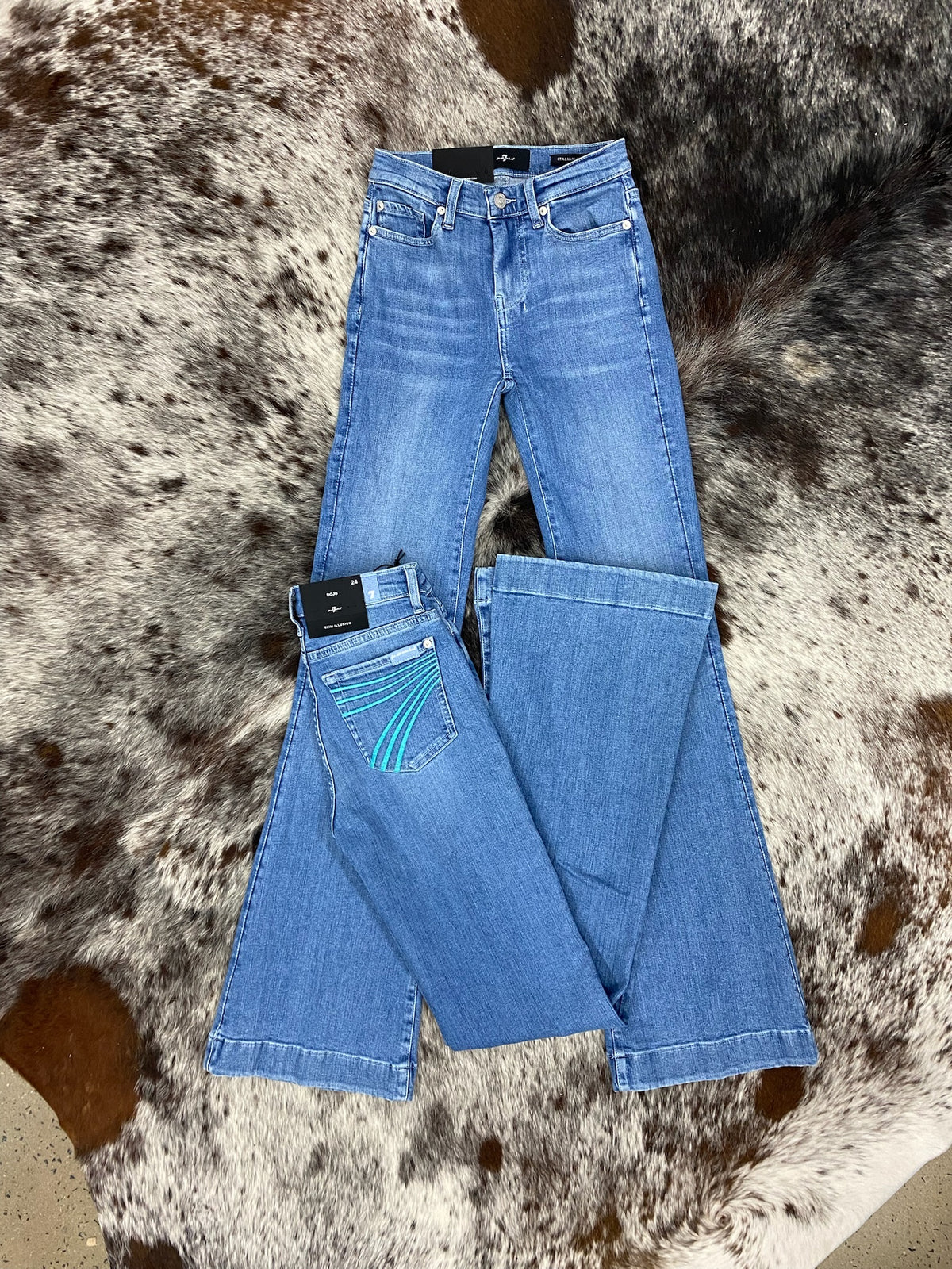 7 For All Mankind Dojo Ice Flow Jeans