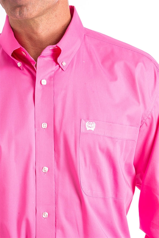 Cinch Mens Pink Shirt