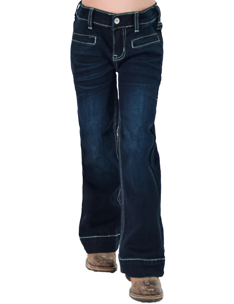 Cowgirl Tuff Girls Bootstitch Jeans