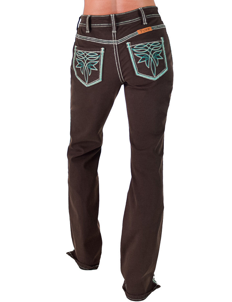 Cowgirl Tuff Go West Turquoise Jeans