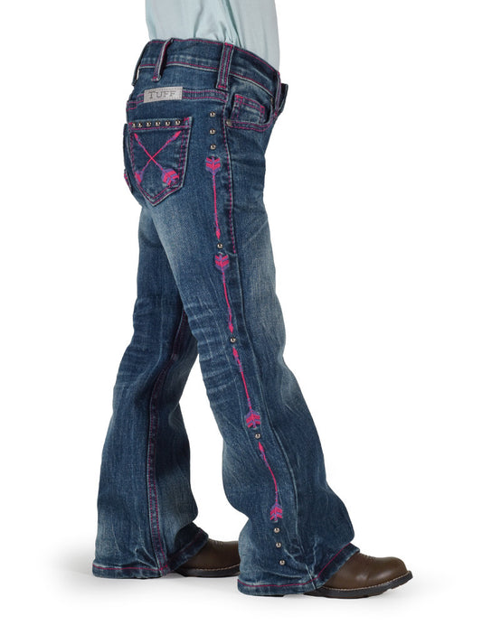 Cowgirl Tuff Girls Pink Arrows Jeans