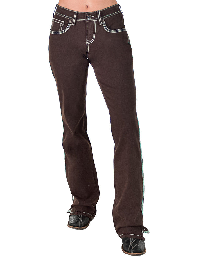 Cowgirl Tuff Go West Turquoise Jeans