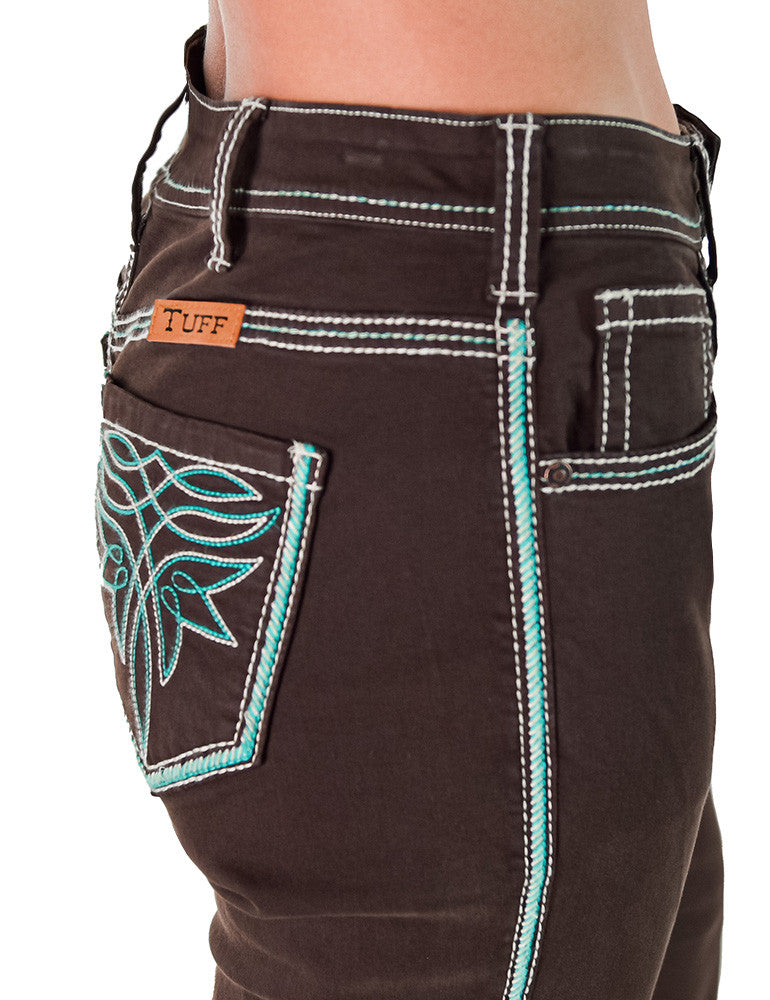 Cowgirl Tuff Go West Turquoise Jeans