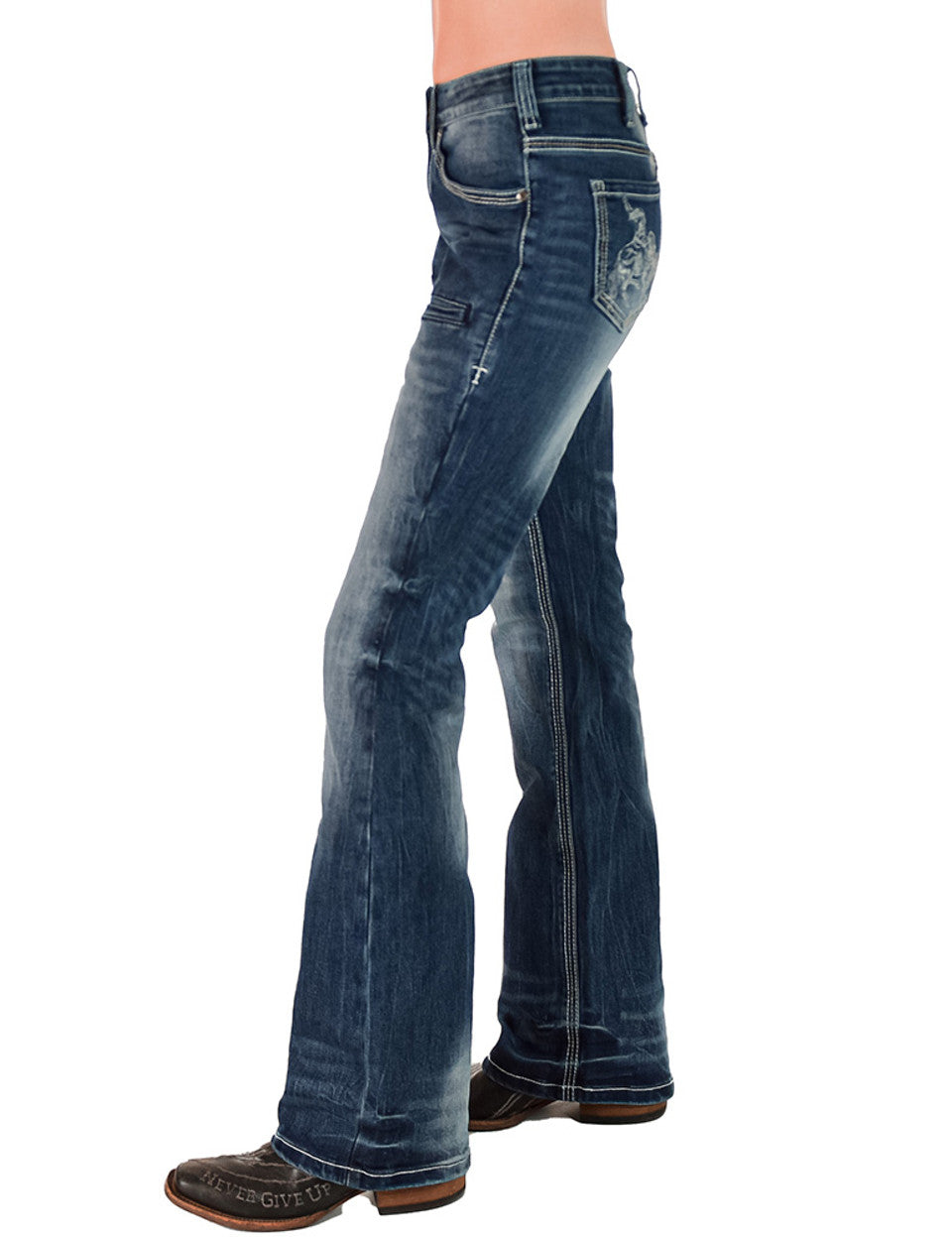 Cowgirl Tuff Buck Off Bootcut Jeans