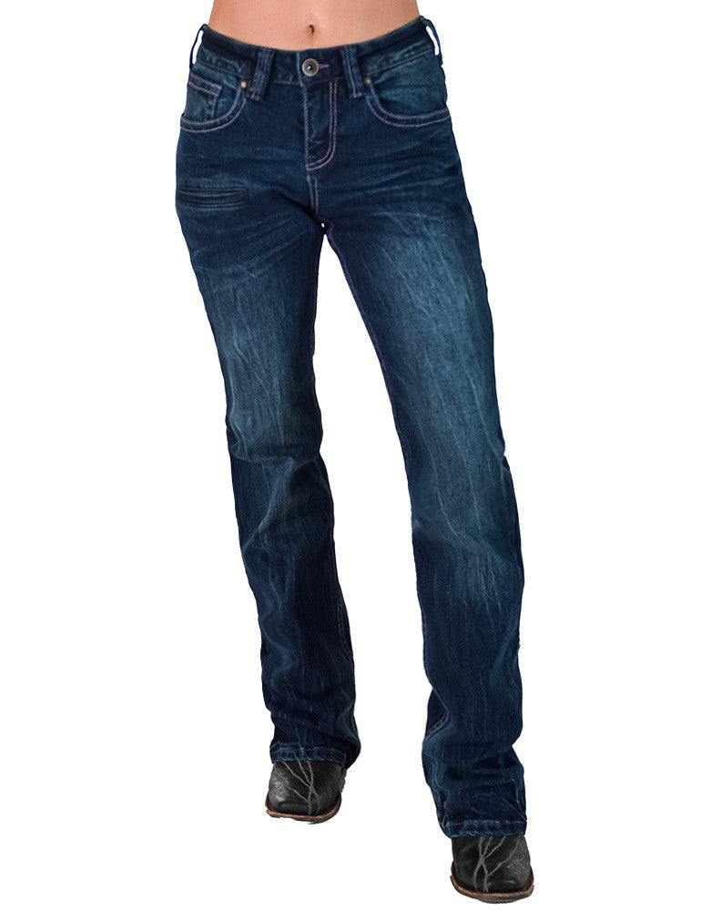 Cowgirl Tuff Purple Arrows Jeans