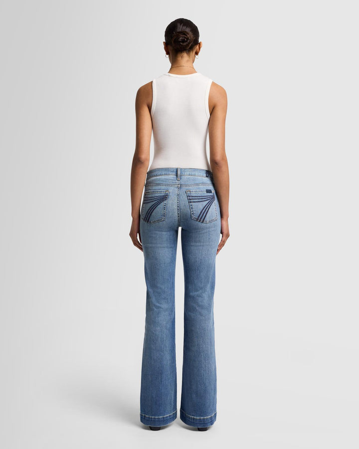 7 - For All Mankind Dojo Distress Authentic Light Jeans