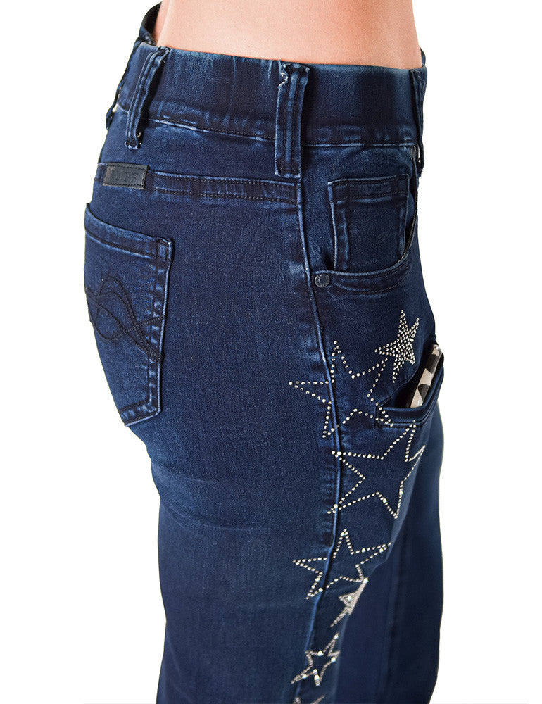 Cowgirl Tuff Pull on Stars Jeans