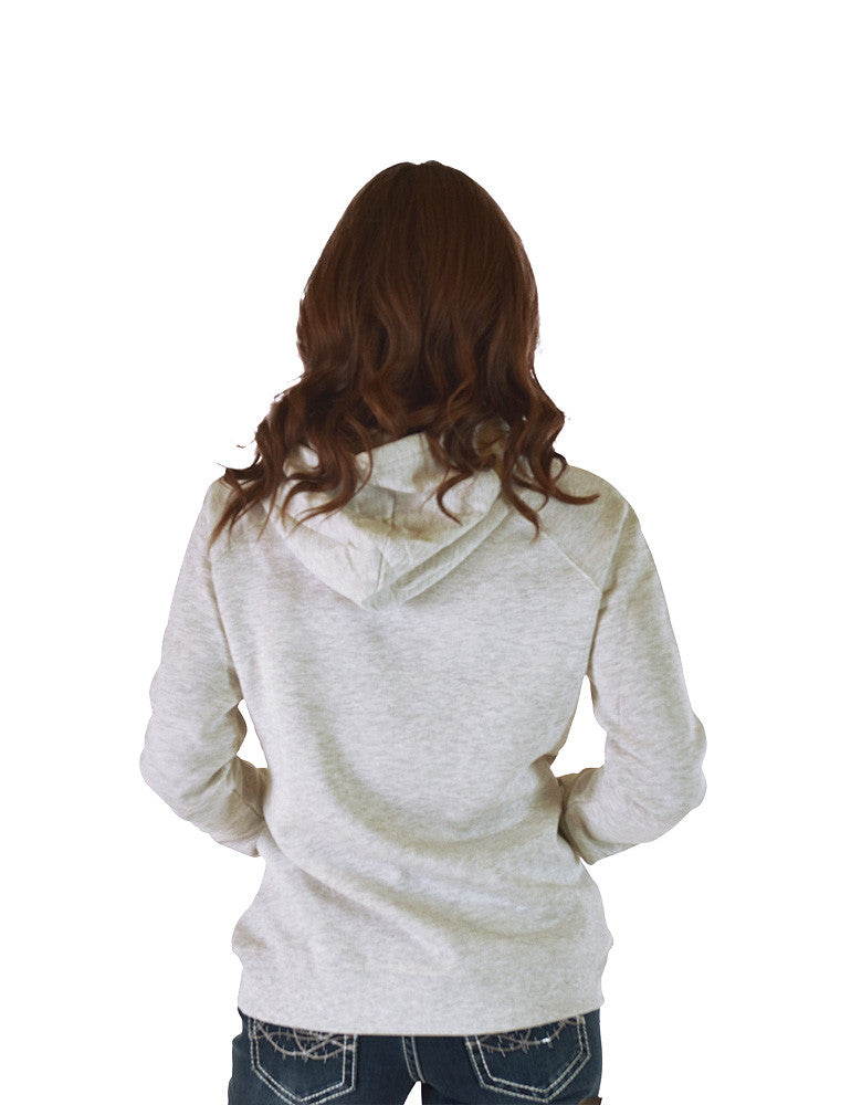 Cowgirl Tuff Grey Hoodie