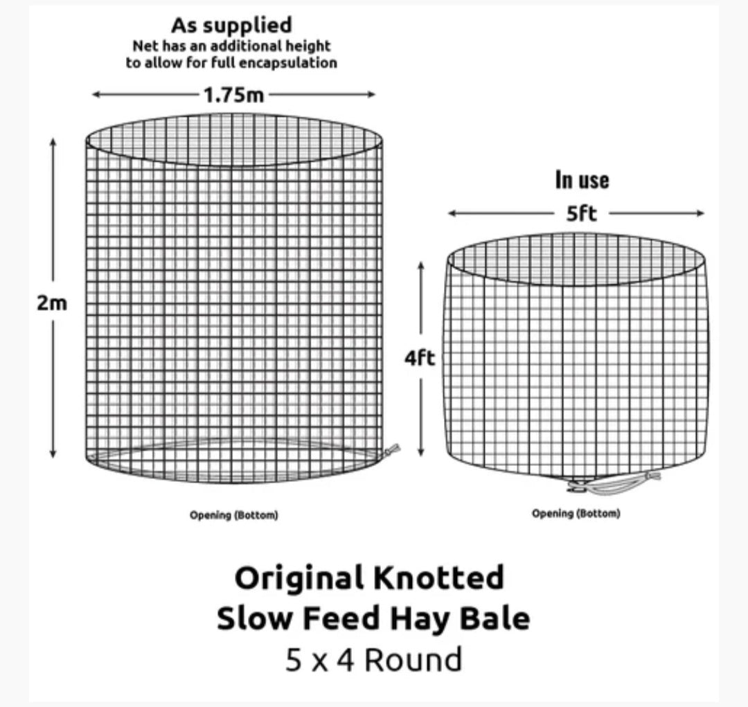 Gutzbusta Knotted Round Bale Net