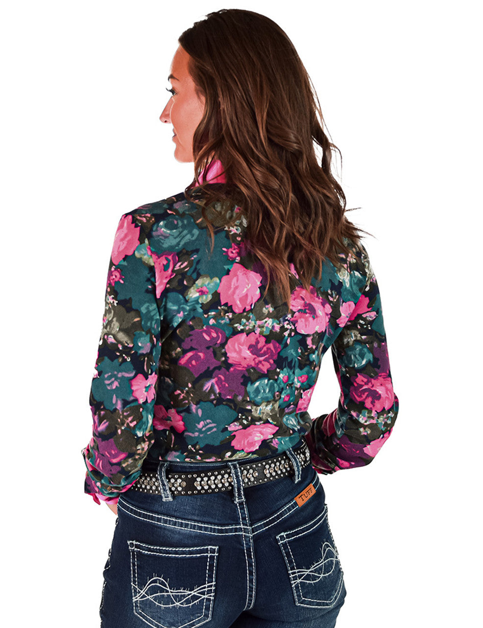 Cowgirl Tuff Pink Floral Shirt