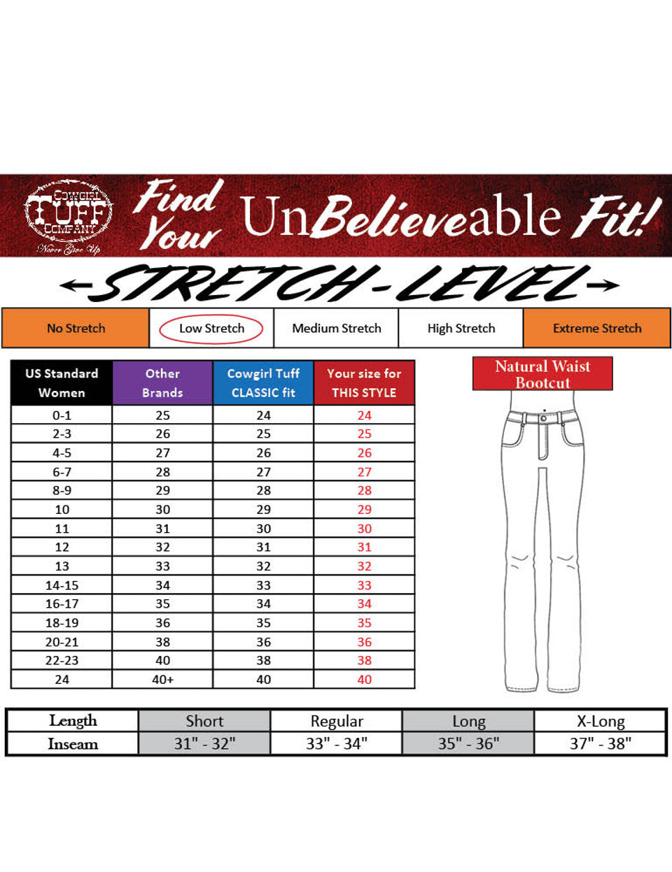 Cowgirl Tuff Buck Off Bootcut Jeans