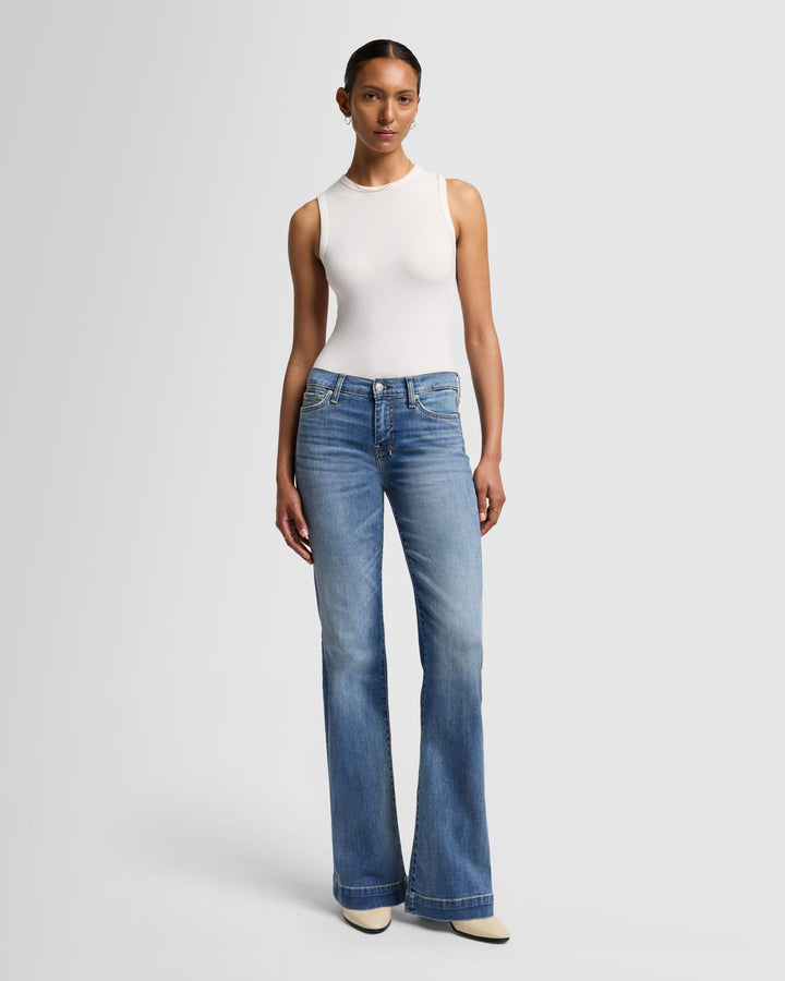 7 - For All Mankind Dojo Distress Authentic Light Jeans