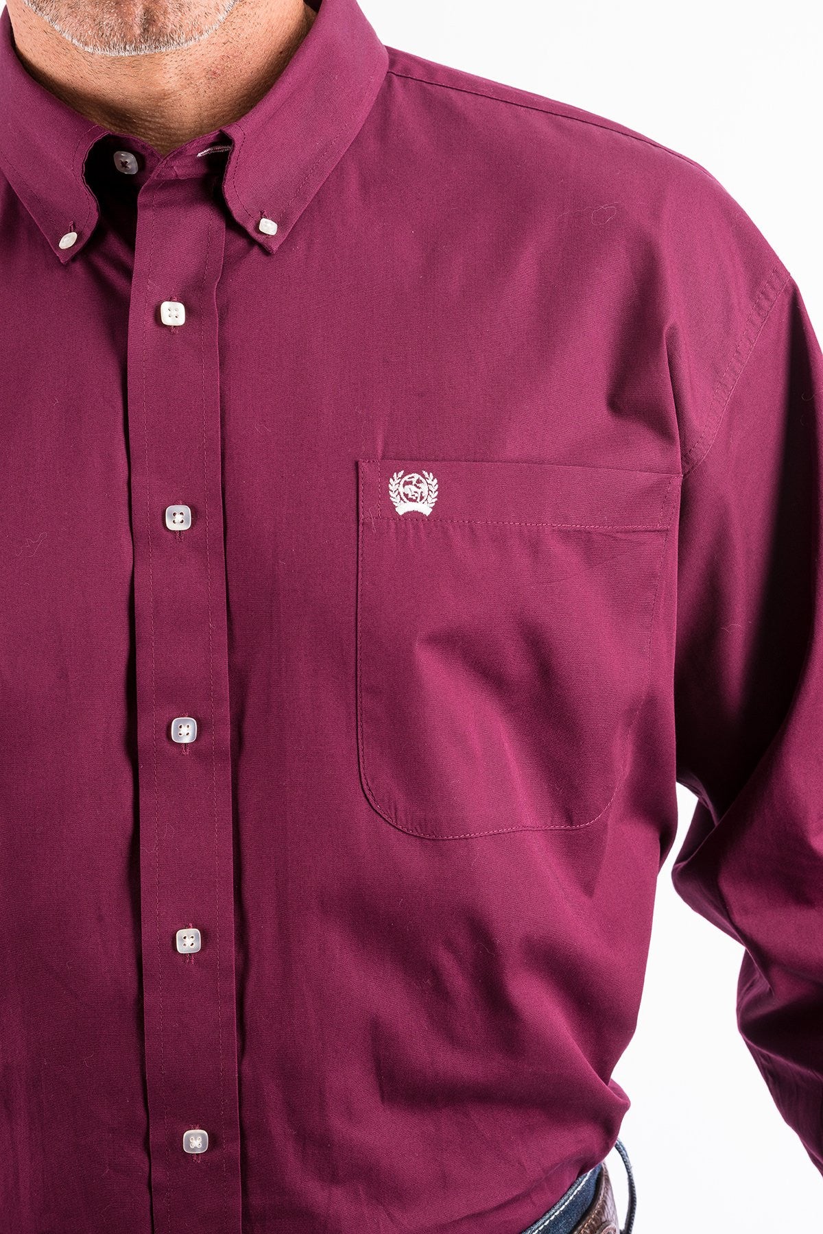 Cinch Men's Burgundy Shirt