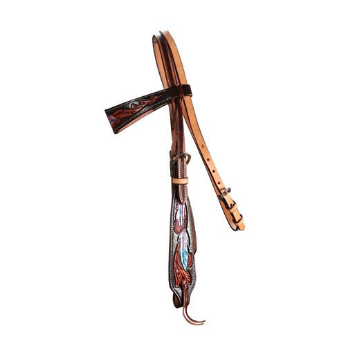 Pink Apache Headstall Bridle
