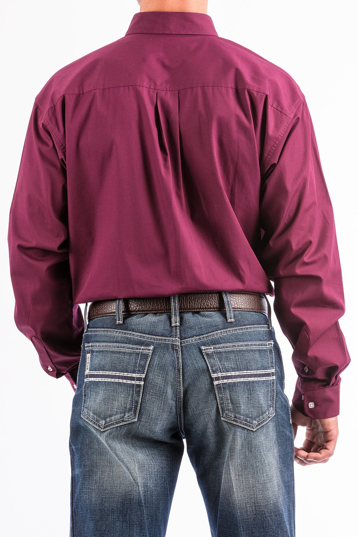 Cinch Men's Burgundy Shirt